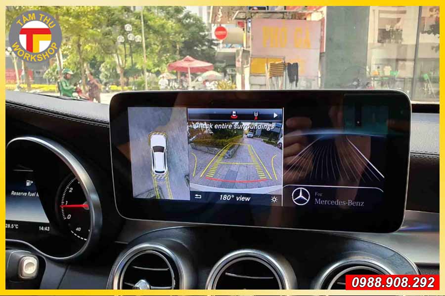 Màn hình Android cho xe Mercedes 2
